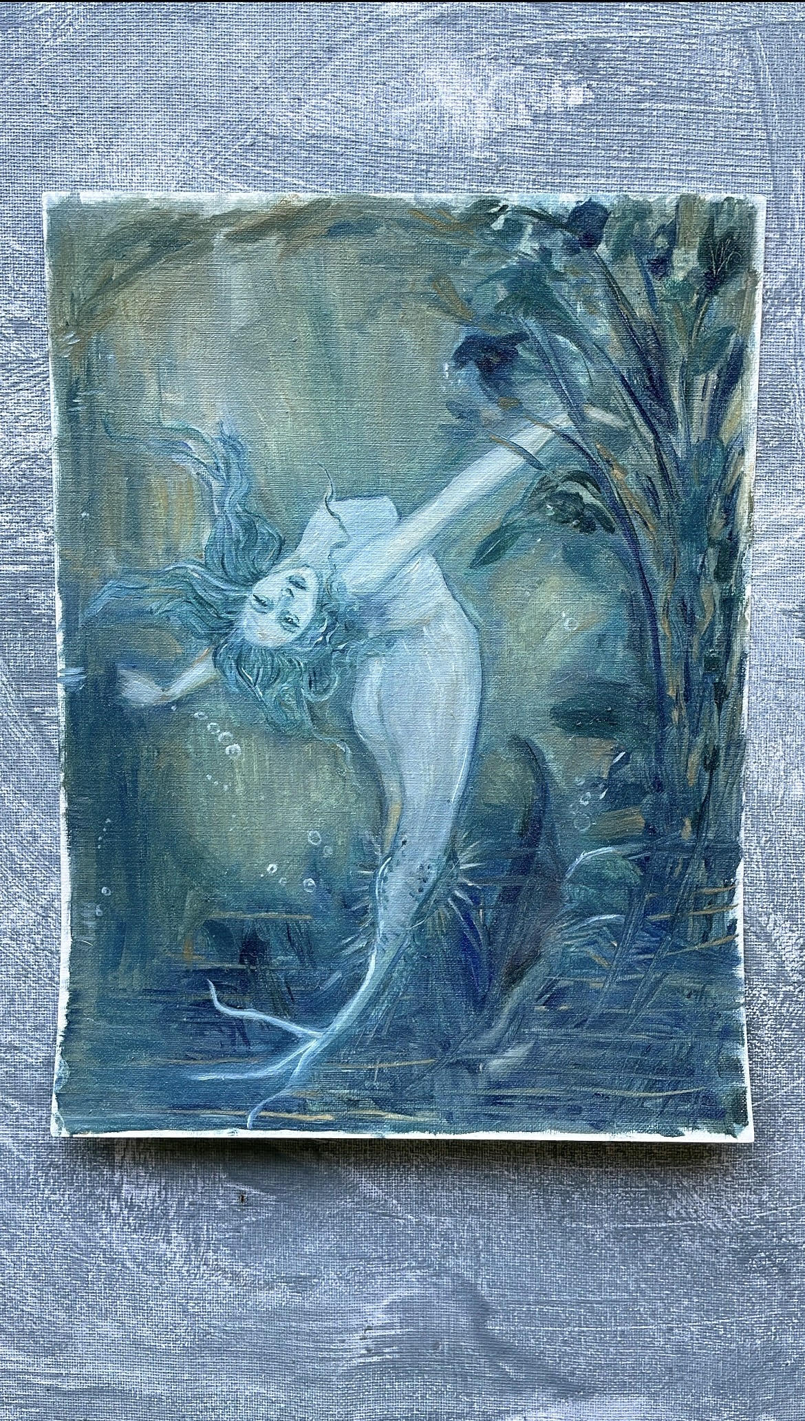 Oil Study: Mermaid