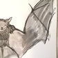 Batty Original India Ink Painting