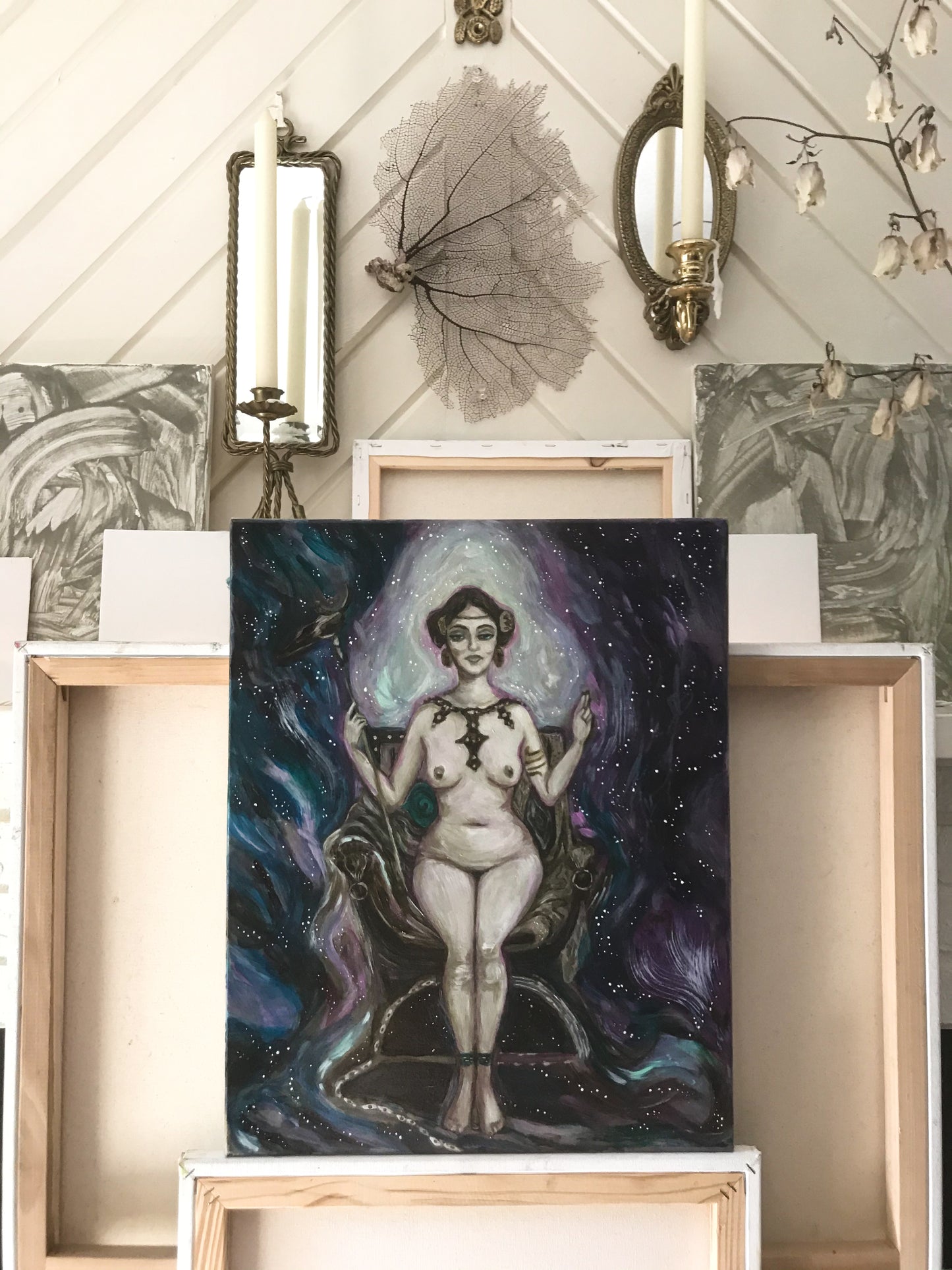 High Priestess Original Oil PaintingJessica Gallardo Studio II