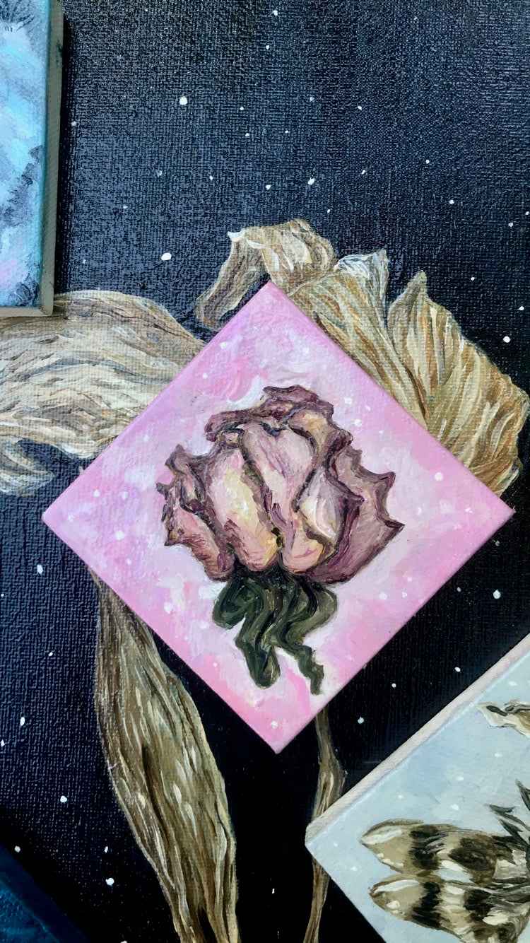 Rosebud Original Oil Painting